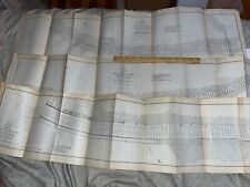 3 Antique 1891 Charts of the South Pass Mississippi River - Surveyed USACE picture