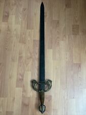 VTG old Spain steel Toledo sword dagger engraved blade picture