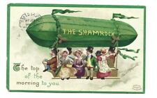 Postcard ~ St Patrick's Day  ~ Shamrock~ Ellen Clapsaddle Mailed 1910 ~ Int. Art picture