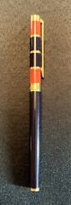 Vintage Yves Saint Laurent Blue, Red and Gold Pen with 9 refills picture