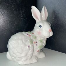 White Bunny Rabbit Figurine 7.5” Easter picture