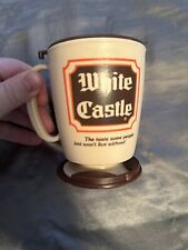 Vintage White Castle Restaurant Travel Sipper Coffee Mug 12 Oz. NOS Whirley picture