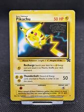 Pikachu 4 Black Star Promo The First Movie Pokemon Card Played  picture