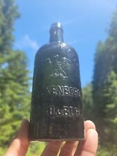 INCREDIBLE DEEP EMERALD Green Berlin EAGLE Bottle◇ Neat OLD PICTORIAL Bottle picture