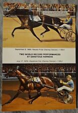 Stanley Dancer - Saratoga Harness Horse Racing World Record Art Vintage Postcard picture