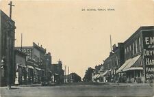 Tracy Minnesota~Street Scene~Dry Goods~Groceries~Land Co~Dirt Road~1908 Postcard picture