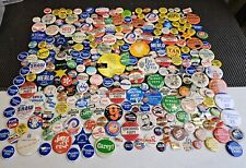 Huge Lot of Vintage Pins Buttons, Many Political, Presidential, Elections 70-80s picture