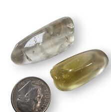 Natural Citrine Polished Points Brazil 16.8 grams 2 piece lot picture