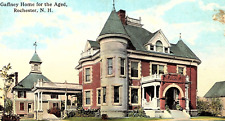 Vintage Postcard New Hampshire, Gaffney Home for the Aged, Rochester, N.H. c1914 picture