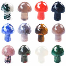 300pcs MIX Wholesale Natural Crystal Mushroom/Hand Carved Quartz Crystal Healing picture
