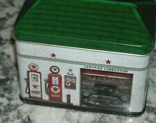 Texaco GAS Station Tin Collectible Certified Lubrication NEW picture