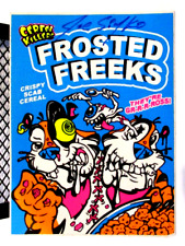 CEREAL KILLERS 1ST SERIES JOE SIMKO AUTOGRAPED FLORESCENT  STICKER WAXEYE CARDS picture
