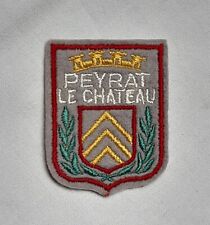 Embroidered crest of Peyrat-le-Château (87) picture