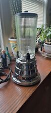 Vintage Waring Mod Chrome Beehive Pyrex Glass Blender 2 Speed Working  702A picture