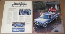 1987 Ford Ranger 2-Page Print Ad 1986 Car Truck Advertisement Vintage Dewar's picture