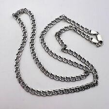 Big Vintage Sterling Silver 925 Women's Men's Jewelry Chain Necklace 14.5 gr picture