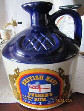 British Navy Pusser’s 95.5 Proof Rum 1 Liter  Ceramic  Jug Decanter - no stopper picture