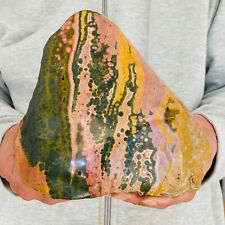 5.86LB Large Polychrome Ocean Landscape Jasper Stone Rough Mineral Specimen picture