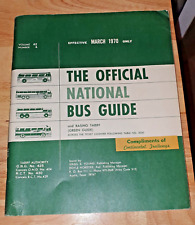 1970 TARIFF AUTHORITY OFFICIAL NATIONAL BUS GUIDE CONTINENTAL TRAILWAYS WITH MAP picture