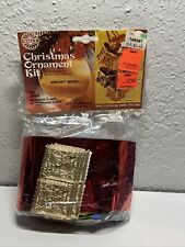 WALCO Christmas Ornament Kit Mini-Gift Boxes NOS 70's - Makes 2 each of 3 Colors picture