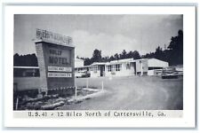 c1960's Holly Motel & Restaurant Entrance Cartersville Georgia Vintage Postcard picture