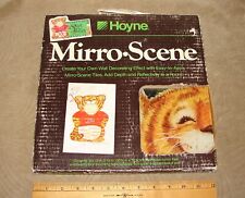 Vintage 1980's Mirro-Scene 6-pack Wall Mirror Tiles, Shirt Tales Tiger Tyg, MIP picture