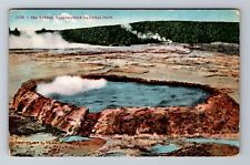 WY-Wyoming, Tea Kettle, Yellowstone, Antique, Vintage c1915 Souvenir Postcard picture