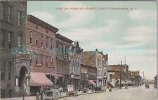 North Tonawanda NY - STORE FRONTS ON WEBSTER STREET - Postcard picture