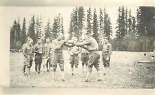 Postcard RPPC Military Soldiers Boxing Training Camp C-1910 23-3669 picture