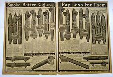 1917 Cigar Art Tobacciana Sears Catalog Page Vintage Print Ad picture