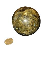 NEW, 75mm Labradorite Sphere, with lots of Schiller & Blue Flash picture