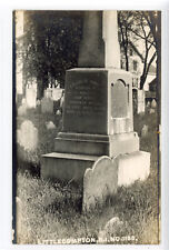 Elisabeth Pabodie Gravestone, Little Compton, RI, 1912 RPPC Real Photo Postcard picture