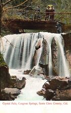Postcard CA Santa Clara County Congress Springs Crystal Falls Vintage PC G1410 picture