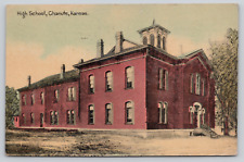 Postcard Chanute, Kansas, Ks, 1911, High School A698 picture