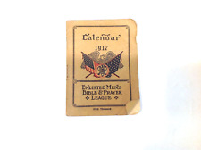 WWI 1917 Calendar Enlisted Men's Bible & Prayer League-READ Issues picture