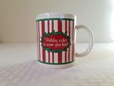 Christmas holidays wishes full of cheer mug Houston harvest 393FY07  picture