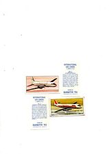 INTERNATIONAL AIRLINERS FULL SET 25 CARDS ISSUED 1963 BY GLENGETTIE TEA GOOD picture