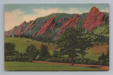 The Flatirons Boulder Colorado Card Postcard picture