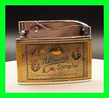 Unfired Vintage Whitman's Sample Flat Ad Petrol Lighter - In Working Order Rare  picture
