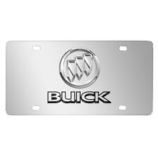 Buick 3D Dual Logo Mirror Chrome Logo Chrome Stainless Steel License Plate picture