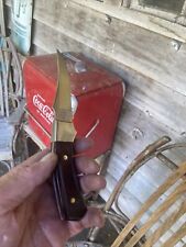 Vintage Knife PARKER EDWARDS FIXED BLADE KNIFE W/ SHEATH JACKSONVILLE AL picture