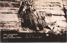 RPPC-Captain Don Saunders at the Baby Grand Piano Lower Wisconsin Dells WI picture