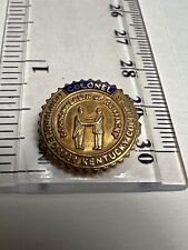 HTF Vintage Kentucky Colonel Honorable Order Kentucky Colonels Enamel Lapel Pin picture