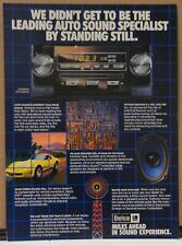 1979 Delco AM FM Car Stereo In Dash Tape Player Print Ad Corvette picture