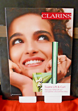 Clarins Double Sided Cardboard PLV, Mascara Supra Lift & Curl picture