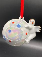 Villeroy & Boch Vintage Flying Angel German Glass Christmas Ball /Box picture