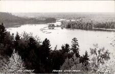 1950, Au Sable River, TAWAS CITY, Michigan Real Photo Postcard - L.L. Cook picture