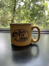 Ceramic Bass Pro Shops Coffee Cup Mug Yellow, Black Speckles Springfield MO ☕️🎣 picture