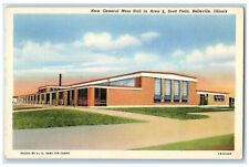 c1940's New General Mess Hall Area 2 Scott Field Belleville Illinois IL Postcard picture