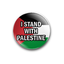 I Stand With Palestine 25mm/1 inch badges x1 x12 x20 - Conflict Support Pin Gaza picture